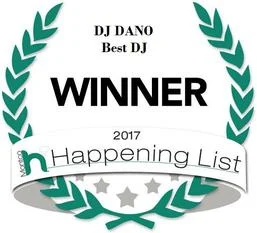 DJ Dano Best DJ Winner 2017, Happening List